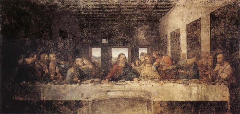 Leonardo  Da Vinci Last Supper France oil painting art